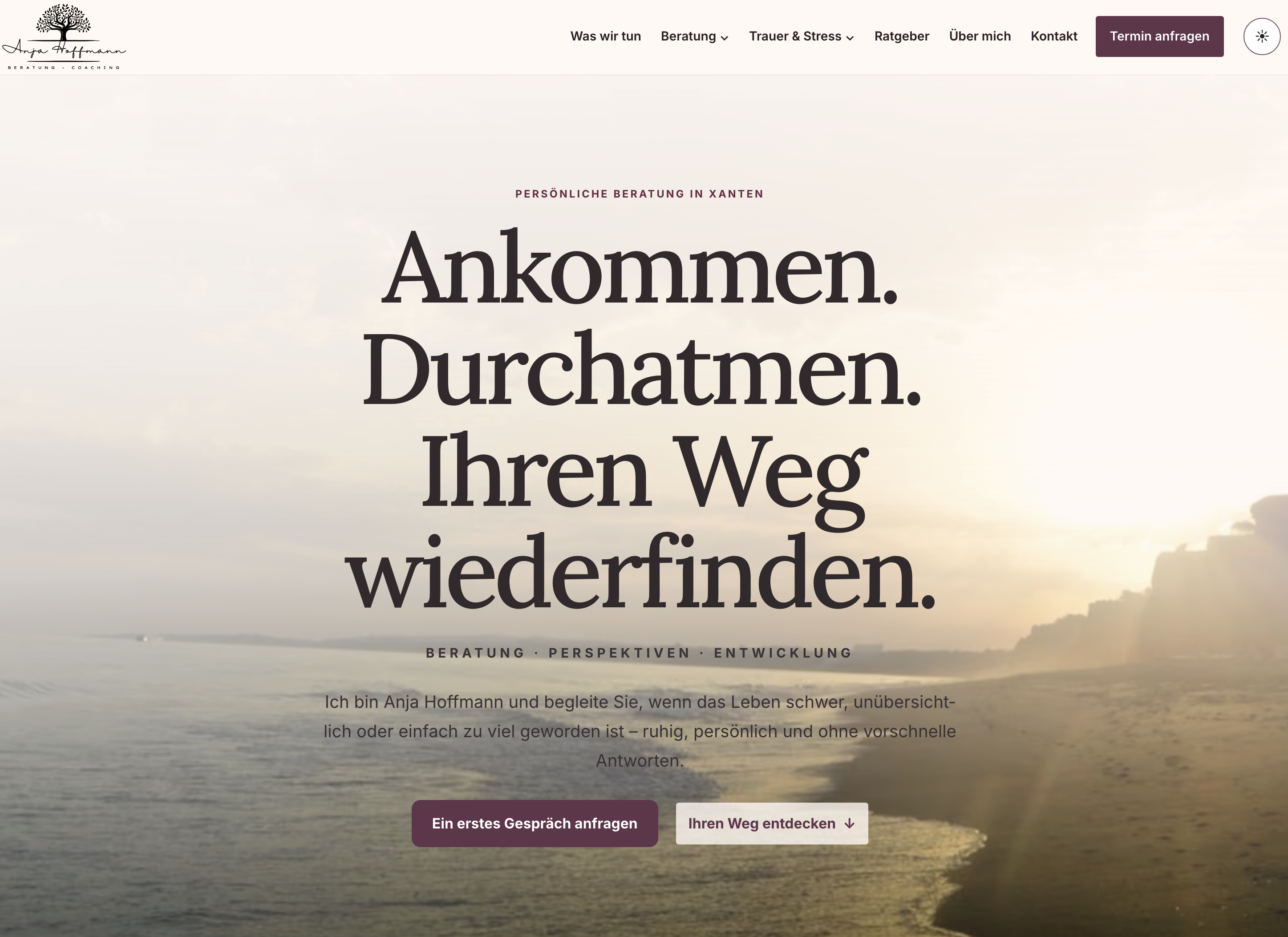 Vorschau des Referenzprojekts Beratungspraxis Hoffmann